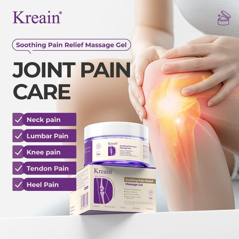 Kreain Rapid Relief Muscle Therapy Gel – Soothes Knees, Lumbar, Neck, Hands, and Feet; Contains Boswellia, Glucosamine, and Collagen